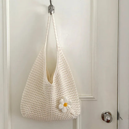 Luxury Bohemian Crochet Tote