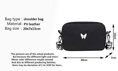 Luxury Quilted Nylon Crossbody Bag