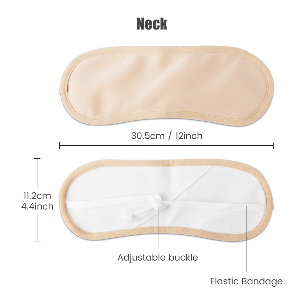 Reusable Organic Cotton Castor Oil Pack Wrap with Adjustable Strap
