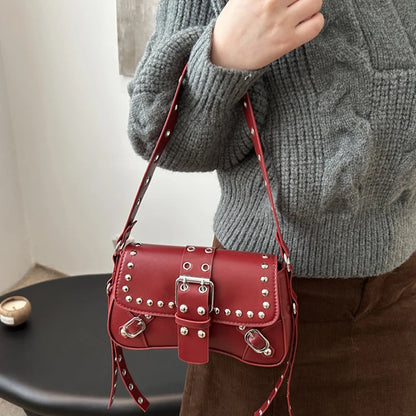 Luxury Trendy Rivet Shoulder Bag