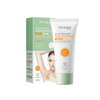 Painless Aloe Vera Hair Removal Cream for Smooth Skin