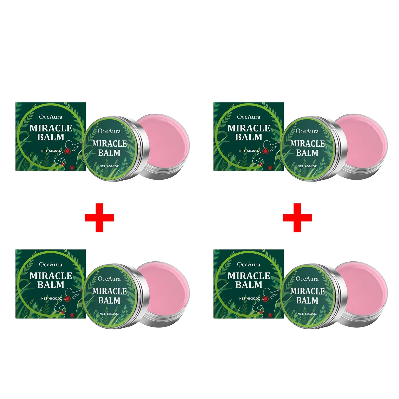 Herbal Joint & Muscle Massage Balm - Soothing Relief Cream for Neck, Back & Knees - 16