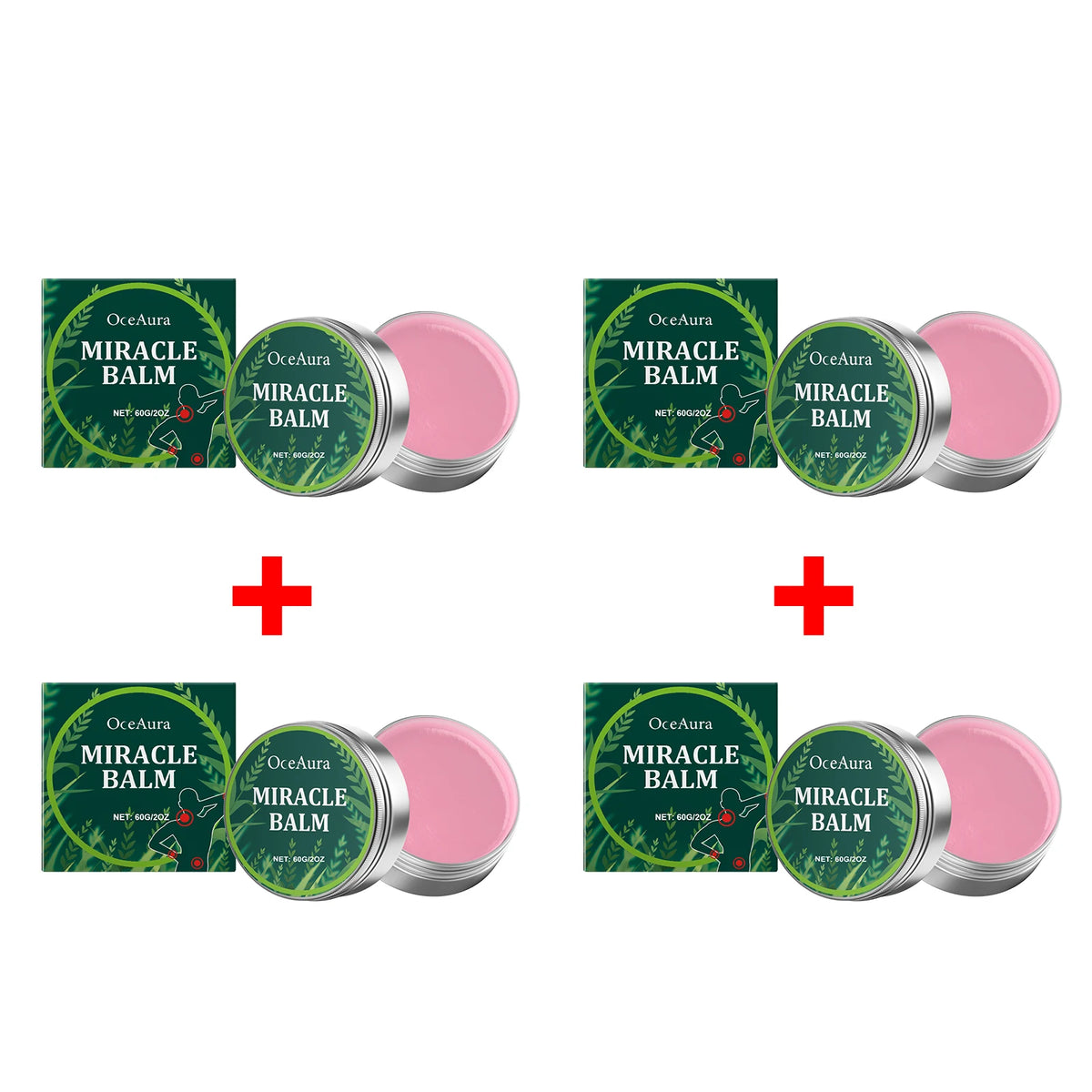 Herbal Joint & Muscle Massage Balm - Soothing Relief Cream for Neck, Back & Knees