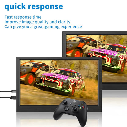 11.6" Portable IPS Monitor - Full HD Laptop Second Screen for Gaming & Work