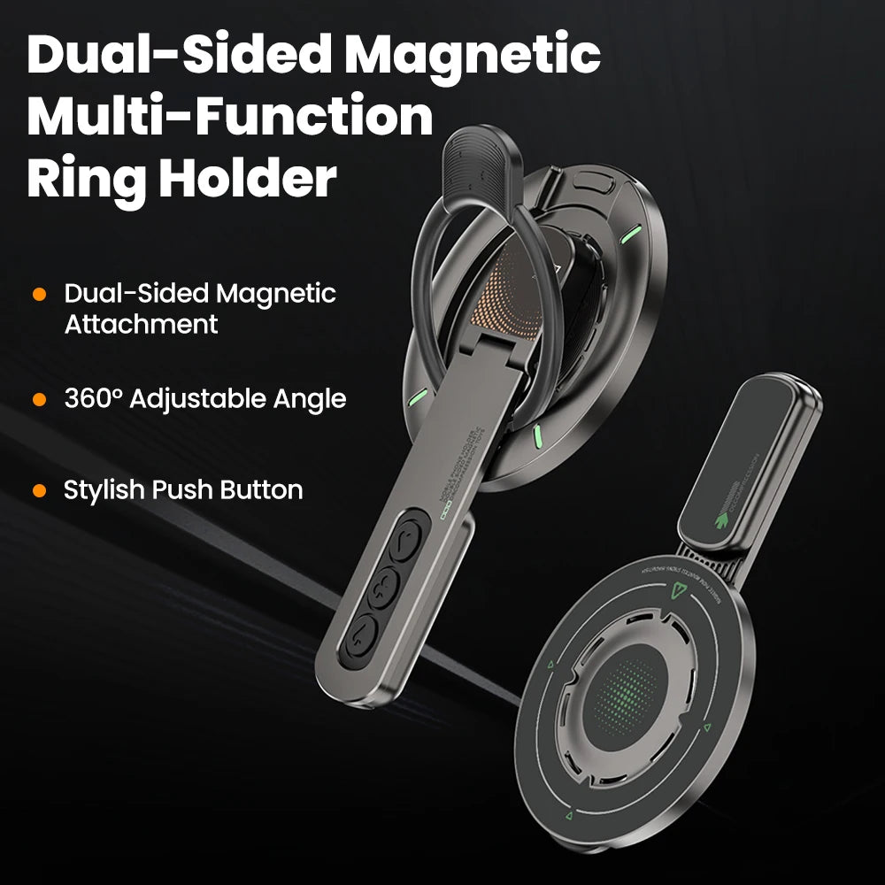 360° Magnetic Phone Stand & Ring Holder for MagSafe iPhones - 2