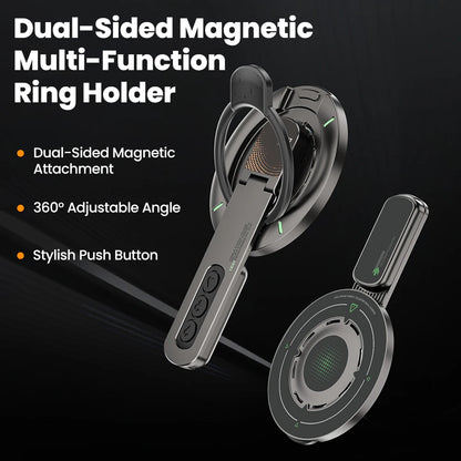360° Magnetic Phone Stand & Ring Holder for MagSafe iPhones