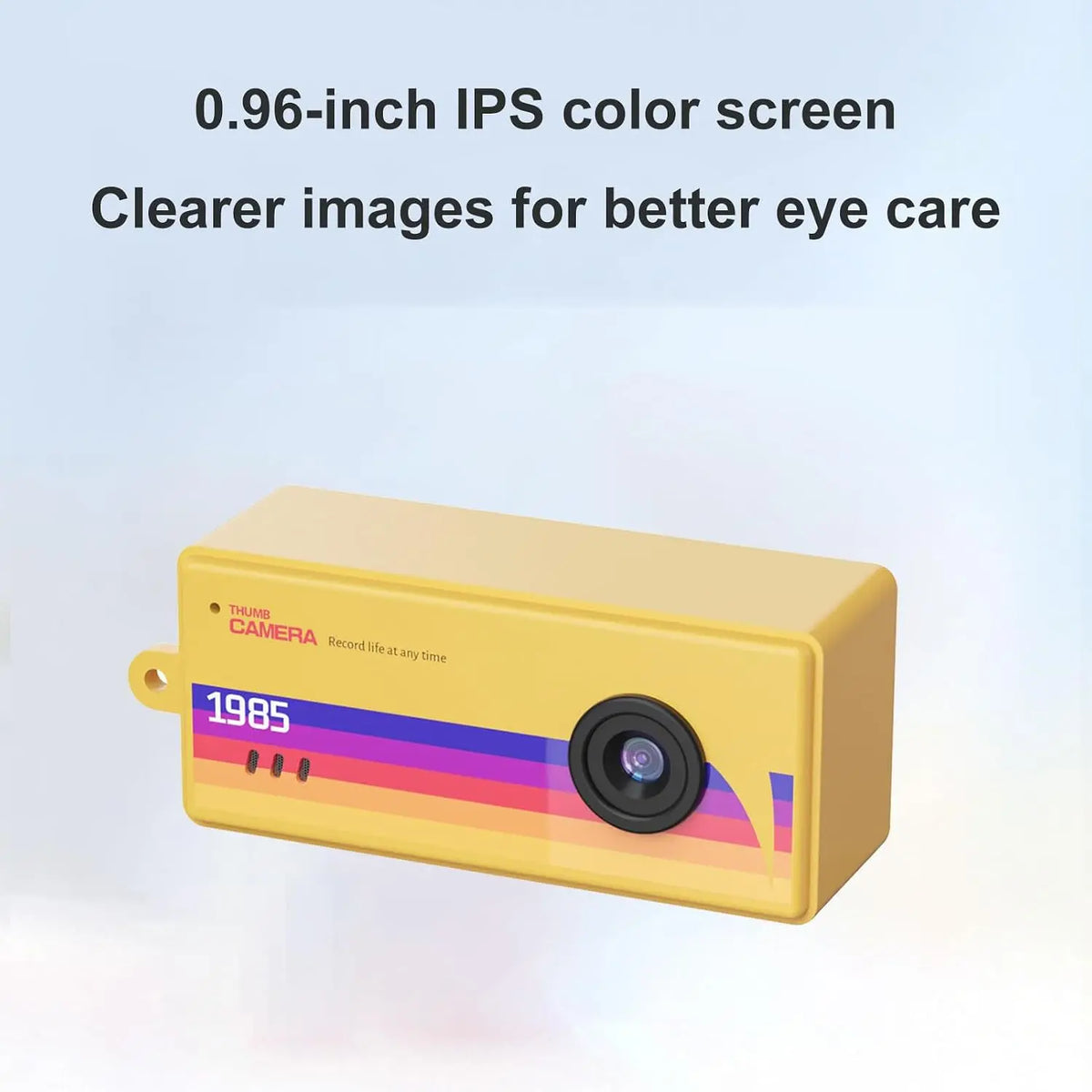 Mini Retro Digital Keychain Camera - Portable Pocket-Sized 1080P Video Recorder