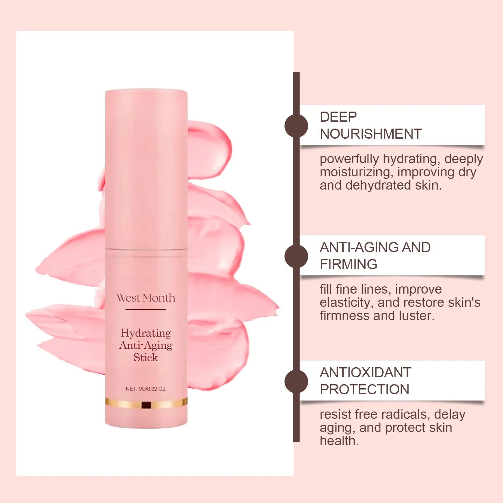 Collagen Anti-Aging Moisturizing Balm Stick for Face Lifting & Wrinkle Removal - 16
