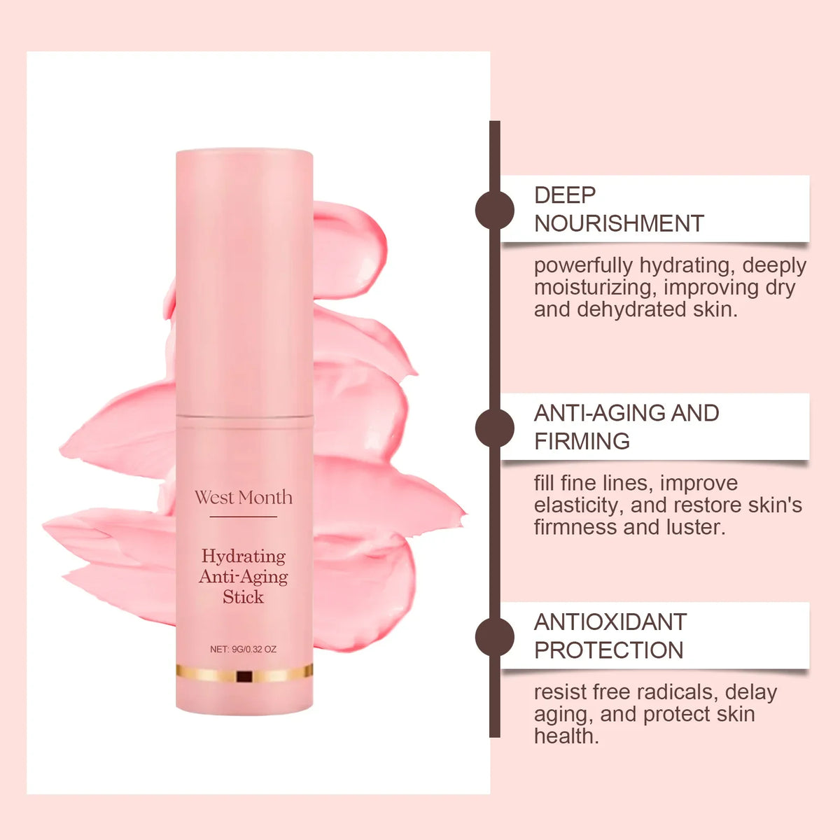 Collagen Anti-Aging Moisturizing Balm Stick for Face Lifting & Wrinkle Removal