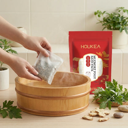 Natural Herbal Foot Bath Soak Bags for Relaxation and Wellness