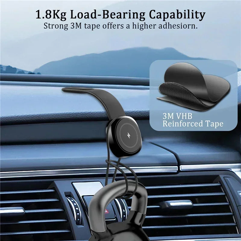 Magnetic Wireless Car Charger for iPhone 16 15 14 13 12 - 15W Fast Mount - 11