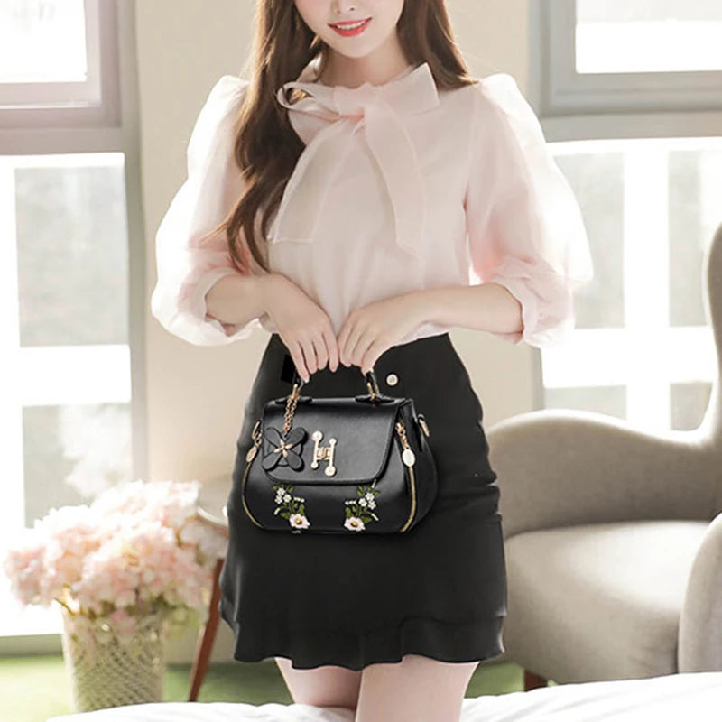 Luxury Embroidered Bucket Bag