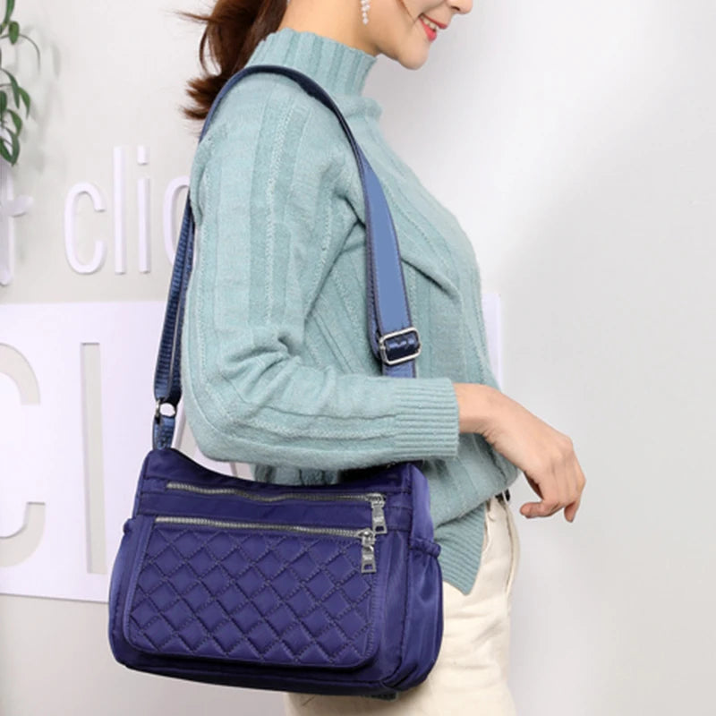 Luxury Nylon Travel Messenger Bag