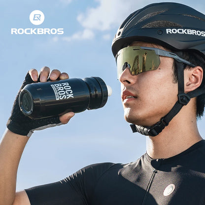 ROCKBROS 600ML Squeeze Sports Water Bottle for Cycling & Outdoor Activities