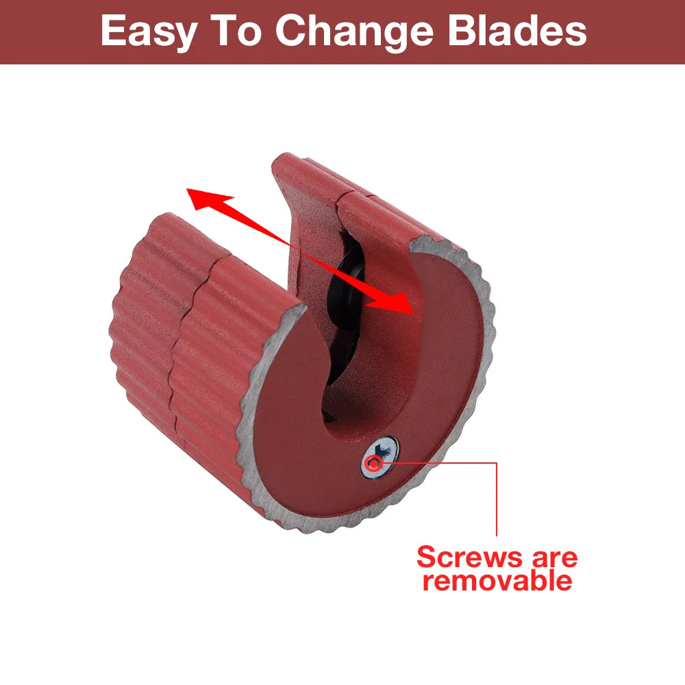 Self-Locking Mini Pipe Cutter - Tube Cutter for Copper, PVC & Aluminum - 7