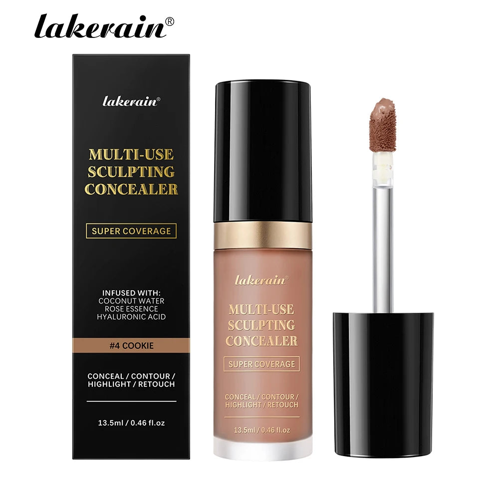 Full Coverage Waterproof Concealer - Matte Liquid Foundation