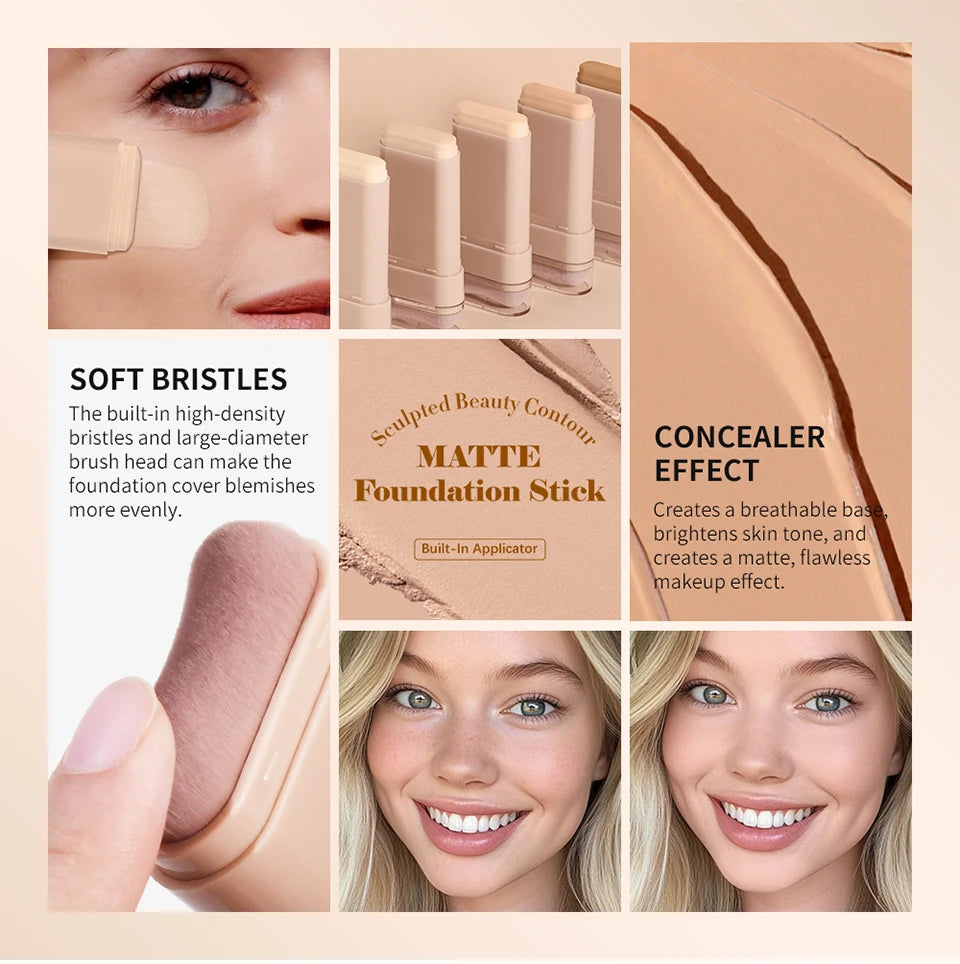 Serum Boosted Skin Tint Foundation Stick - Hydrating & Waterproof
