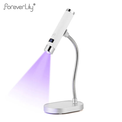 2-in-1 Auto-Sensing UV LED Nail Lamp & Handheld Dryer