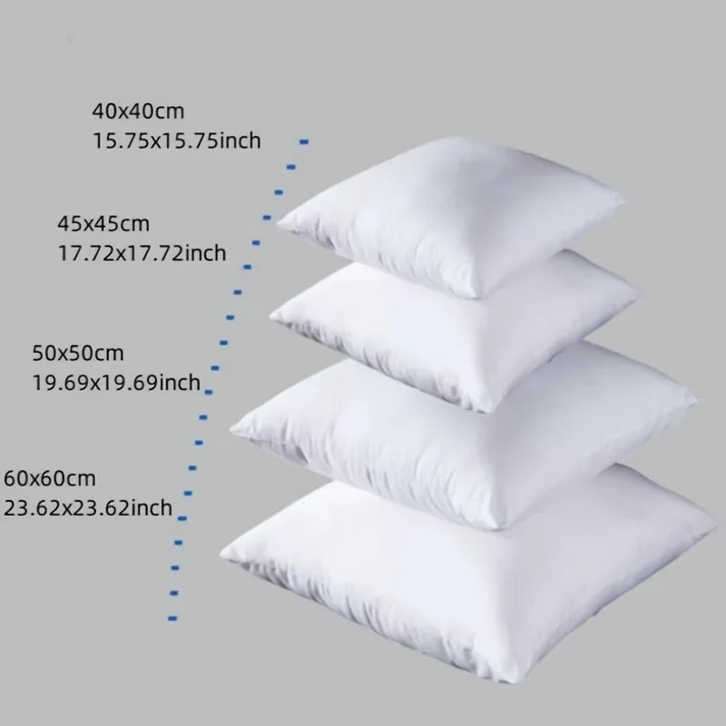 Premium Hollow Fiber Throw Pillow Insert - Soft & Supportive Cushion Core