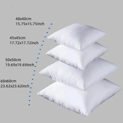 Premium Hollow Fiber Throw Pillow Insert - Soft & Supportive Cushion Core