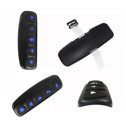 Wireless Car Steering Wheel Remote Control - 10-Key Universal Media Buttons