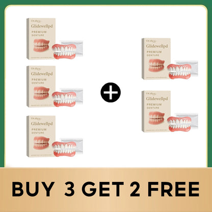 Comfortable Temporary Silicone Denture Set for Instant Smile Restoration