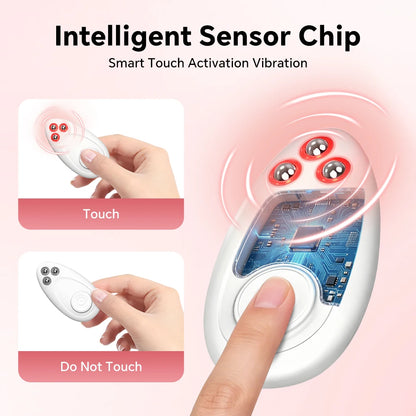 Electric Eye Massager with Cooling Roller Balls for Puffiness and Dark Circles
