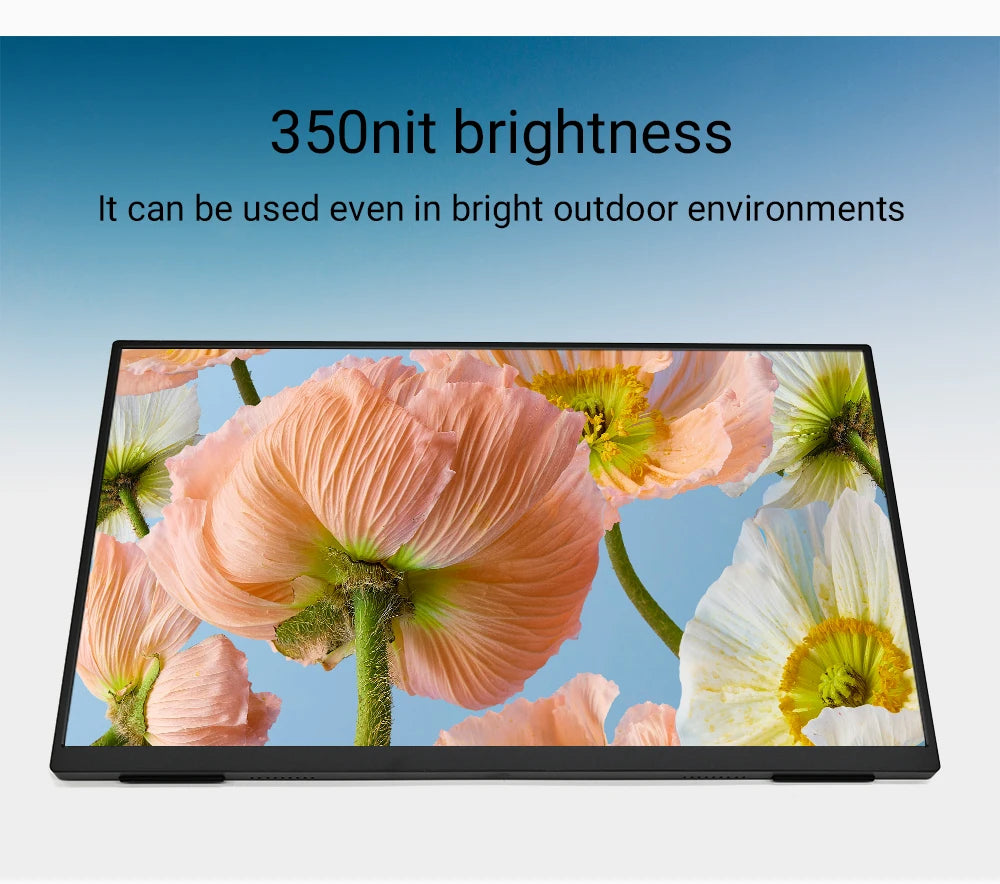 18-Inch 100Hz Portable Monitor 1080P FHD HDR IPS Travel Display - 8
