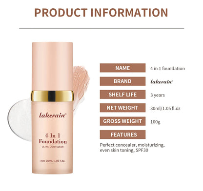 Color Changing 4-in-1 Foundation SPF 30 - Flawless Adjusting Makeup