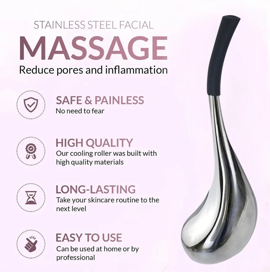 Stainless Steel Cryo Sticks for Face - Cooling Facial Massage Globes - 11