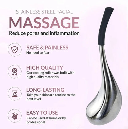 Stainless Steel Cryo Sticks for Face - Cooling Facial Massage Globes