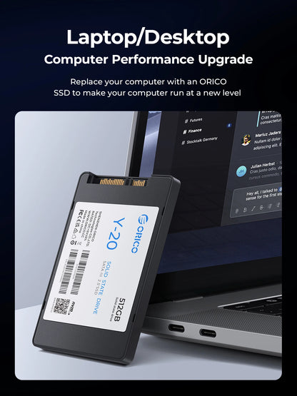 ORICO 2.5" SATA III Internal SSD - 512GB to 4TB Solid State Drive for PC