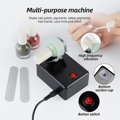 Electric Nail Polish & Tattoo Ink Bottle Shaker