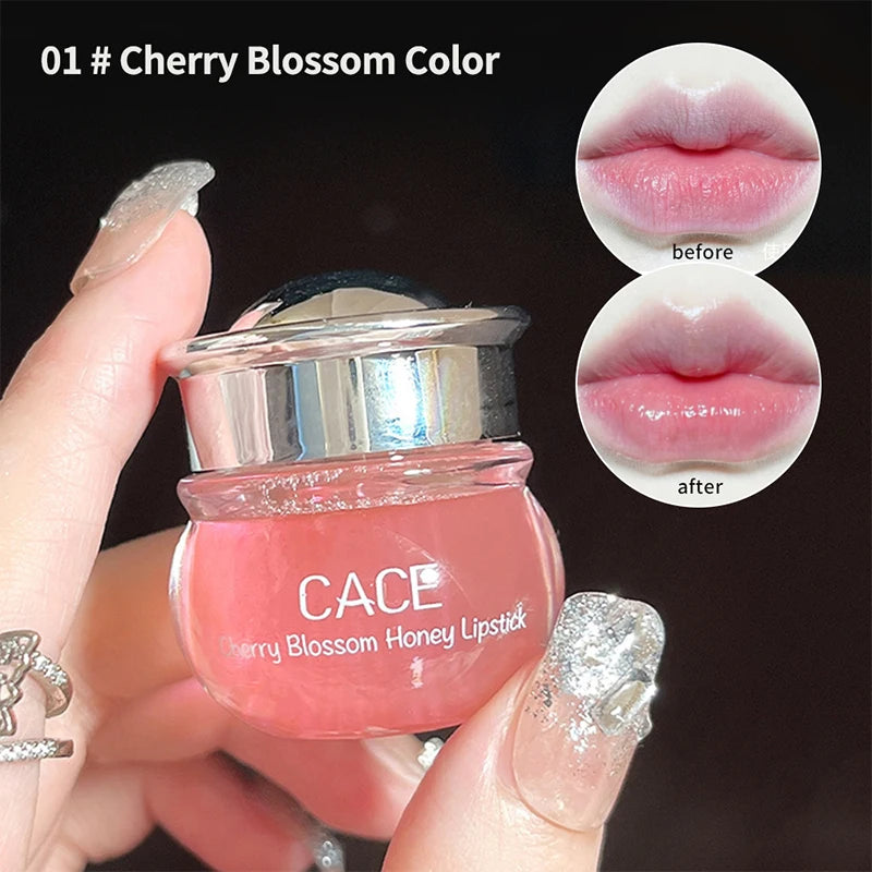 Cherry Blossom Honey Lip Balm - Deep Hydration & Plumping Gloss - 5