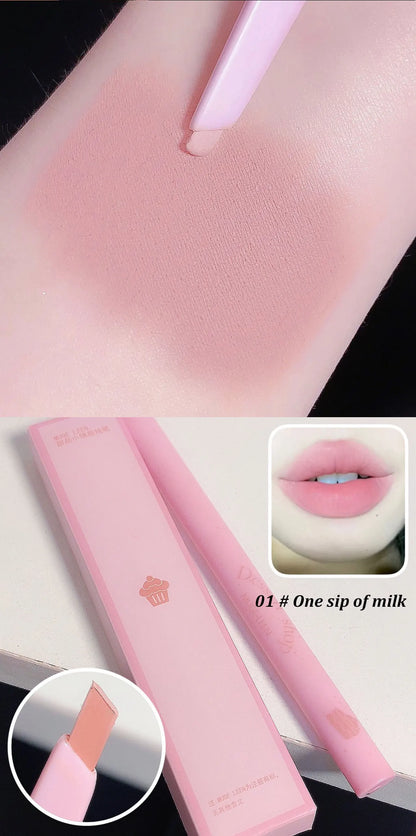 Waterproof Matte Lip Liner Pencil - Long-Lasting Automatic Shaping Pen