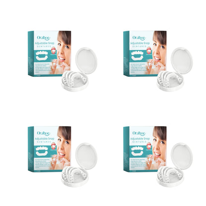Adjustable Snap-On Dentures for Natural Smile & Comfortable Fit