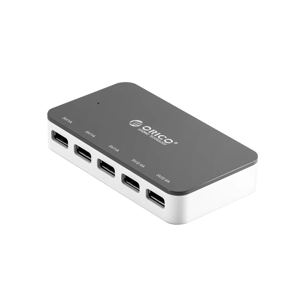 Multi-Port Desktop USB Charging Station - 5-Port Fast Home Office Hub