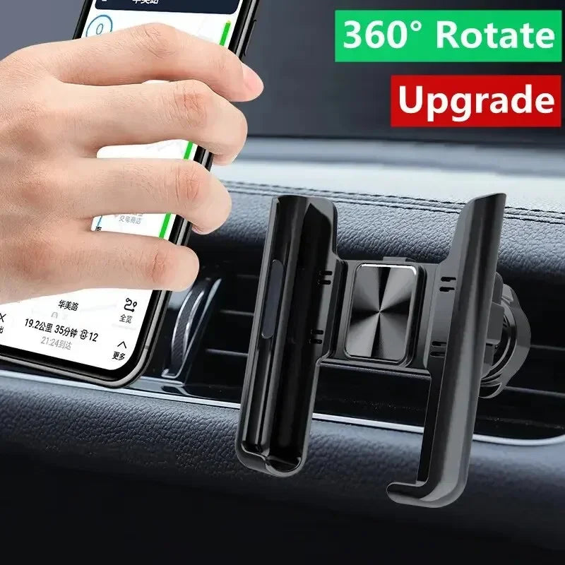 Gravity Air Vent Car Phone Holder - Secure Hands-Free Smartphone Mount - 1