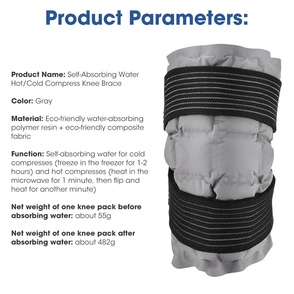 Dual-Action Hot & Cold Therapy Knee Wrap for Pain Relief and Recovery