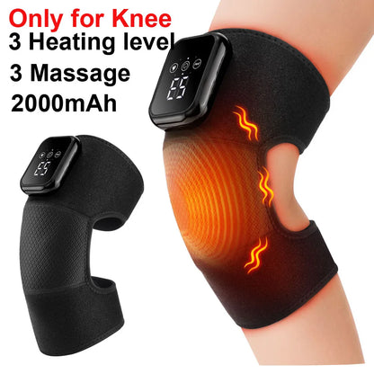 3-in-1 Heated Knee Shoulder Elbow Massager with Vibration