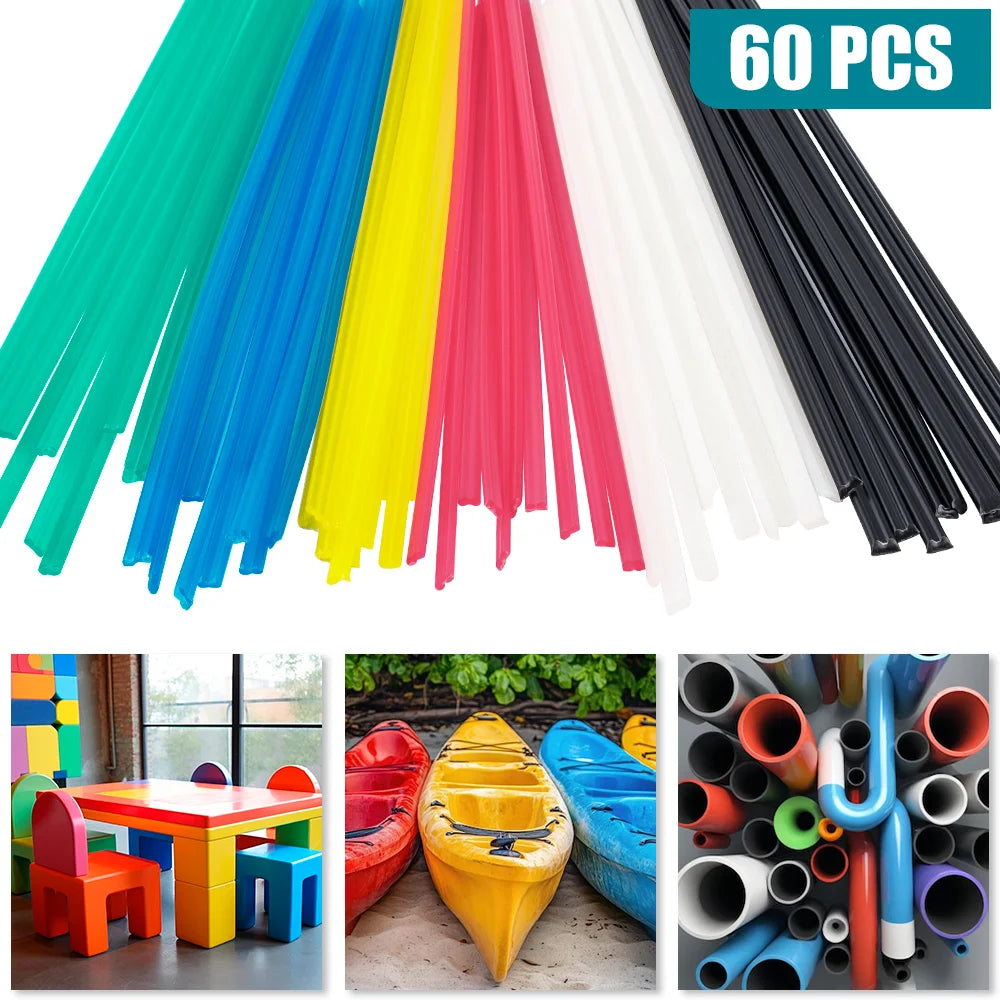 PP Plastic Welding Rods - 20cm Colorful Welding Sticks for Car Bumper Repair - 3