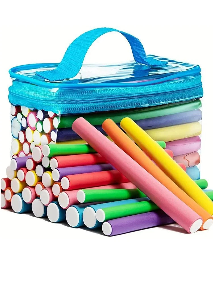 42pcs No Heat Flexible Curling Rods - Foam Hair Rollers Set - 13