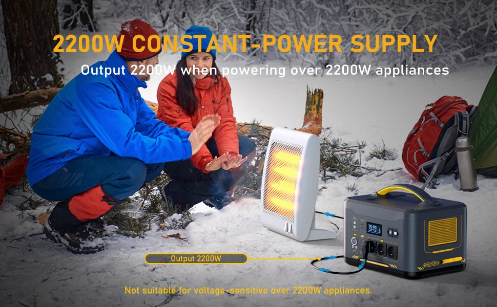 VTOMAN Portable Power Station 1548Wh LiFePO4 Solar Generator for Camping - 9