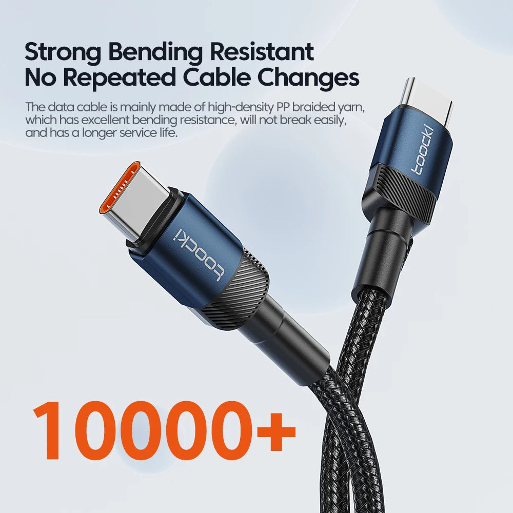 100W USB-C to USB-C Fast Charging Cable - 5A Power Delivery Cord