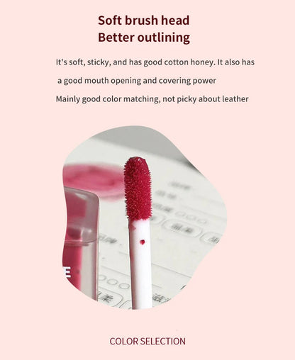 Glass-Like Lip Lacquer - Mirror Shine Hydrating Long-Lasting Lipstick