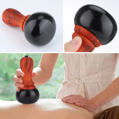 Electric Bianstone Gua Sha Massager - Heated Facial & Full Body Massage Tool