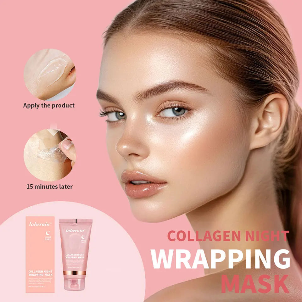 Overnight Collagen Wrapping Mask - Hydrating Peel-Off Facial Gel - 17