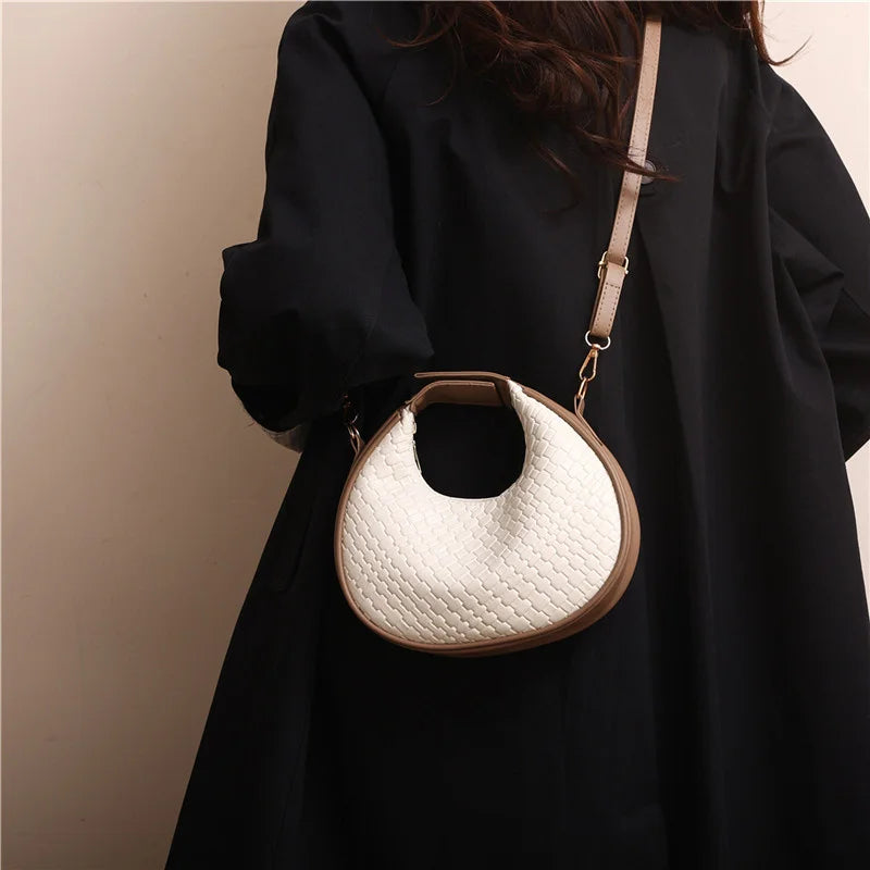 Luxury Half Moon Shoulder Bag