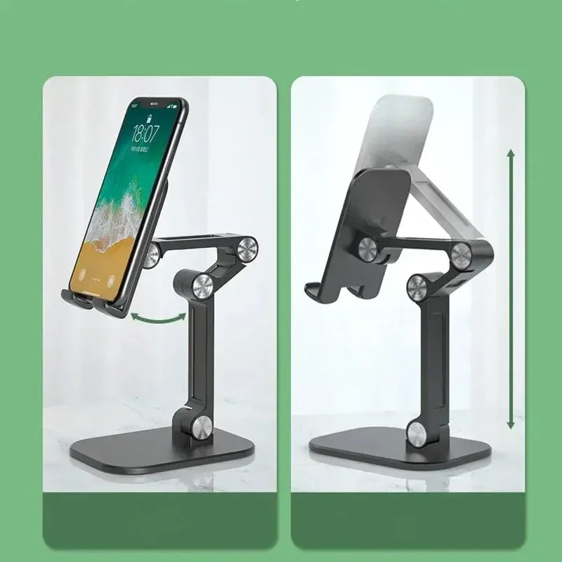 Adjustable Foldable Desk Phone & Tablet Stand - Universal Mount