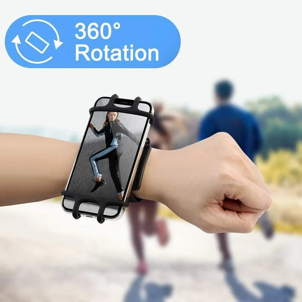 360° Rotating Universal Wrist Phone Holder for Running and Sports
